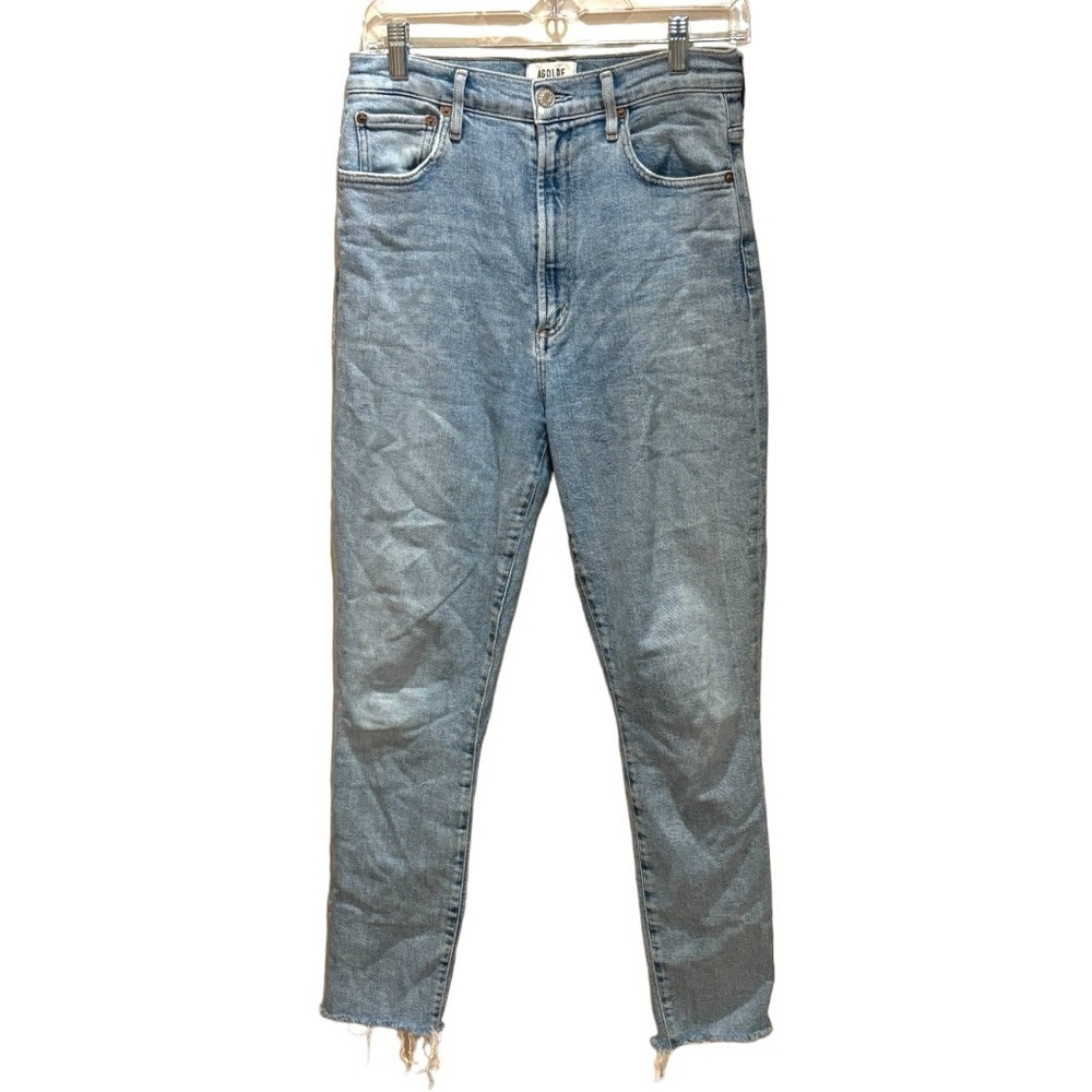 Agolde Pinch Waist Frayed Hem Jeans in Size 28